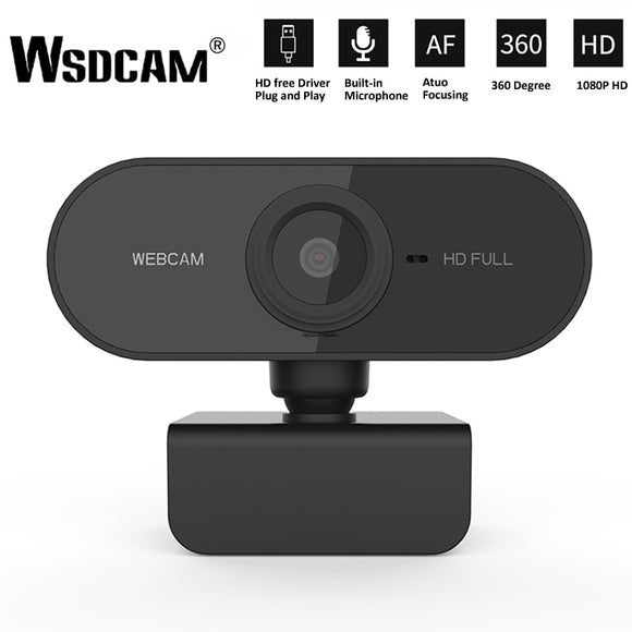 HD 1080P Webcam Mini Computer PC Web Camera with Microphone