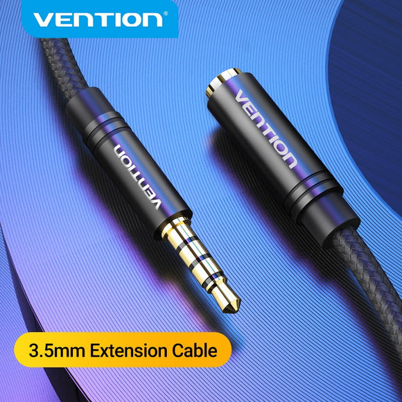 Vention Aux Extension Cable Audio 3.5mm Jack Male to Female