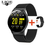 LIGE 2020 Fashion Smart Watch Ladies Heart Rate Blood Pressure