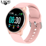 LIGE 2020 Fashion Smart Watch Ladies Heart Rate Blood Pressure