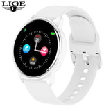 LIGE 2020 Fashion Smart Watch Ladies Heart Rate Blood Pressure