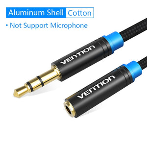 Vention Aux Extension Cable Audio 3.5mm Jack Male to Female